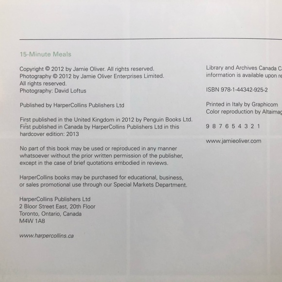 Jamie Oliver’s Jamie’s 15 Minute Meals Hardcover Cookbook - Picture 5 of 16